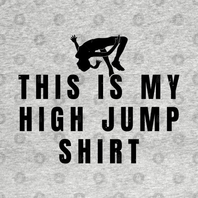 Womens My High Jump Shirt Girl Athlete Gift by atomguy